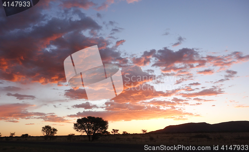 Image of sunset sky