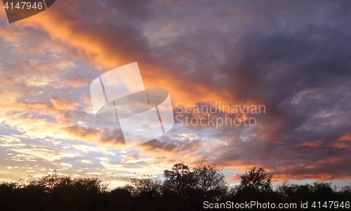 Image of sunset sky