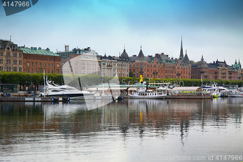 Image of STOCKHOLM, SWEDEN - AUGUST 20, 2016: Many people walk and visit 