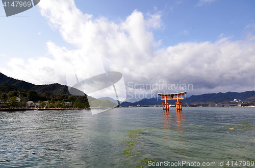 Image of Floating Torii gate of Itsukushima Shrine, Japan