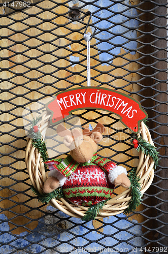 Image of Decoration of deer hanging for Christmas celebration