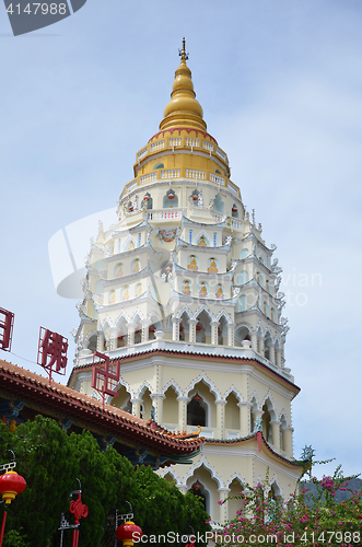 Image of Buddhist temple Kek Lok Si in Penang