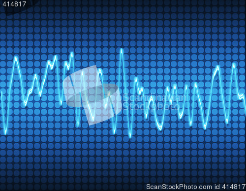 Image of electronic sine sound wave