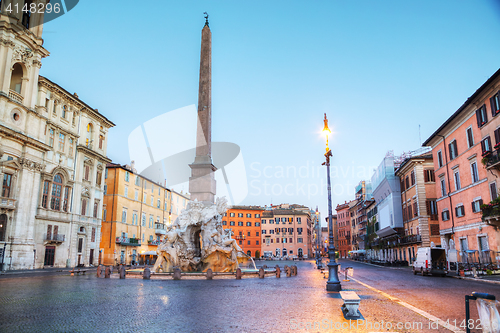 Image of Piazza Navona in Rome, Italy