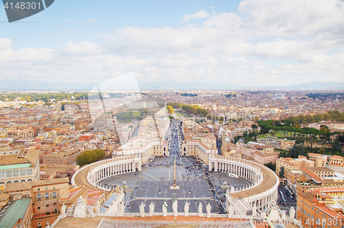 Image of Aerial overview of Rome