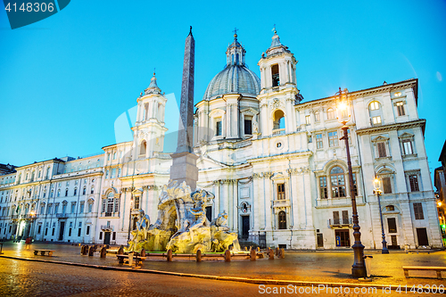 Image of Piazza Navona in Rome, Italy