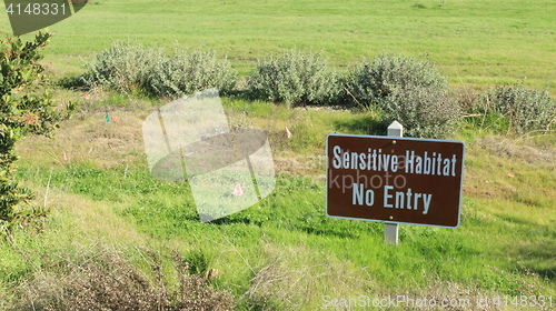 Image of Sensitive habitat no entry