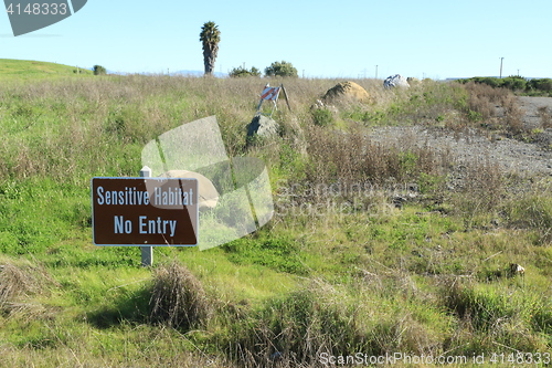 Image of Sensitive habitat no entry