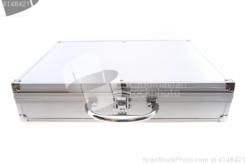 Image of small aluminum suitcase