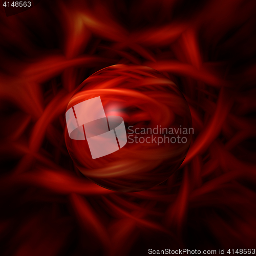 Image of Red Fire Sphere