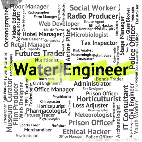 Image of Water Engineer Means Position Liquid And Engineering