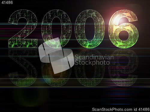 Image of 2006 Year background