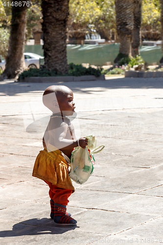 Image of Unidentified Himba baby tribe in Namibia