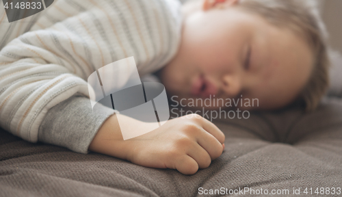 Image of cute sleeping baby