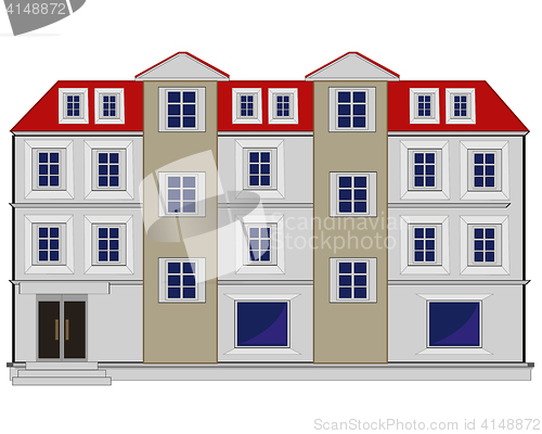 Image of Big house with floor