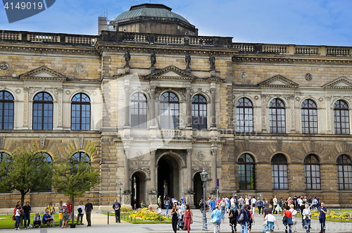 Image of DRESDEN, GERMANY – AUGUST 13, 2016: The entrance to the old ma