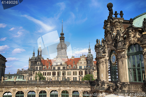 Image of DRESDEN, GERMANY – AUGUST 13, 2016: Dresdner Zwinger, rebuilt 