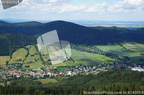Image of jeseniky mountains landscape