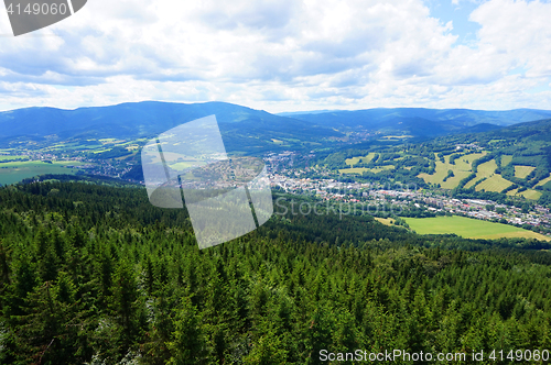 Image of jeseniky mountains landscape