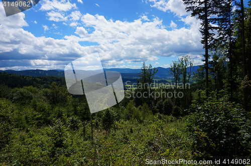 Image of jeseniky mountains landscape