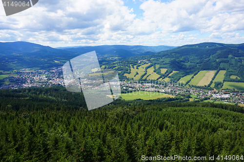 Image of jeseniky mountains landscape