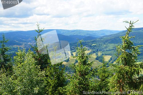 Image of jeseniky mountains landscape