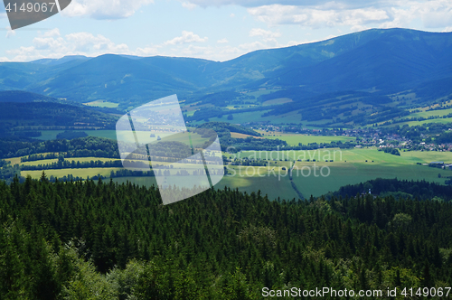 Image of jeseniky mountains landscape