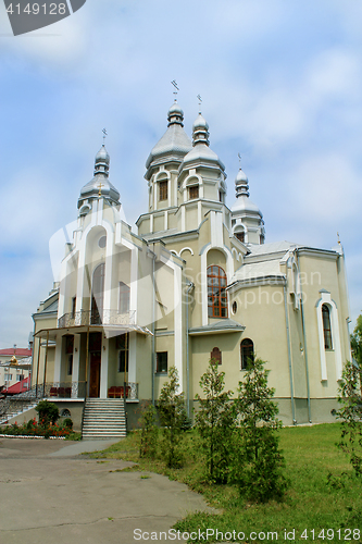 Image of temple of Assumption of Saint mother of Jesus 