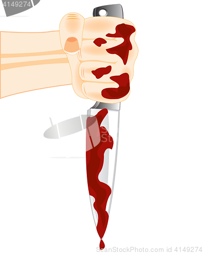 Image of Blood on knife
