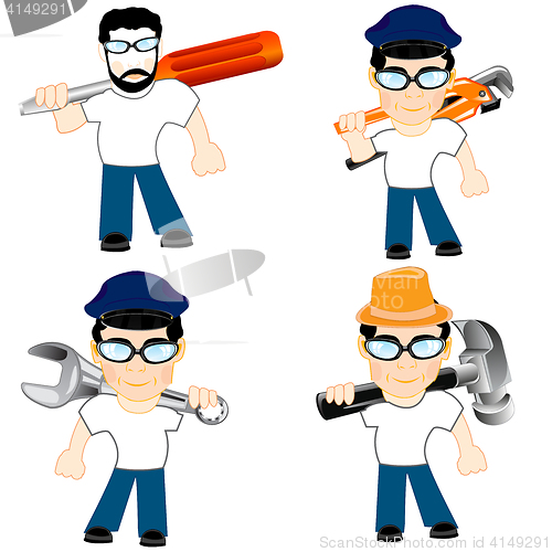 Image of Men with tools