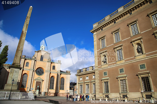 Image of STOCKHOLM, SWEDEN - AUGUST 19, 2016: Church of St. Nicholas (Sto