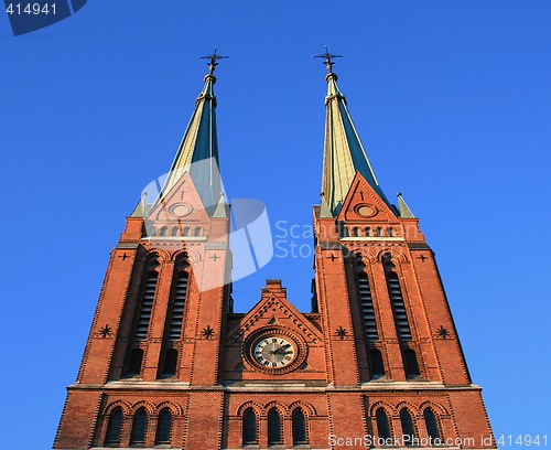 Image of Church with twin tower