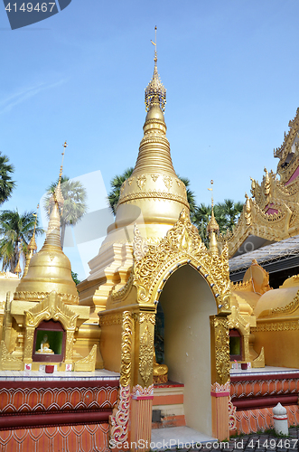 Image of Popular Burmese Temple in Penang, Malaysia