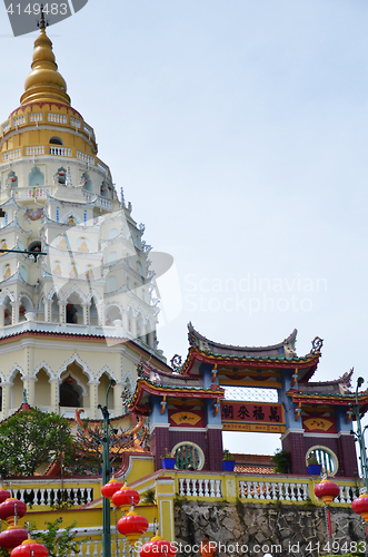 Image of Buddhist temple Kek Lok Si in Penang