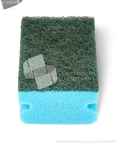 Image of Single sponge for washing dishes perspective