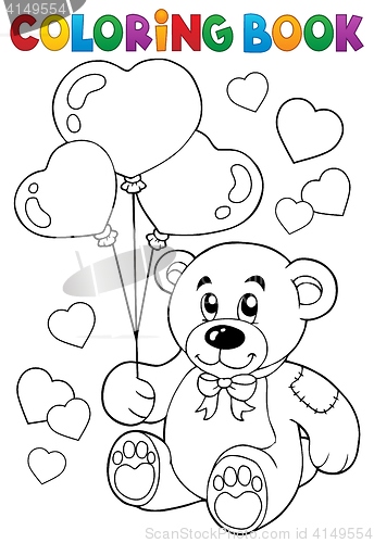 Image of Coloring book Valentine theme 7