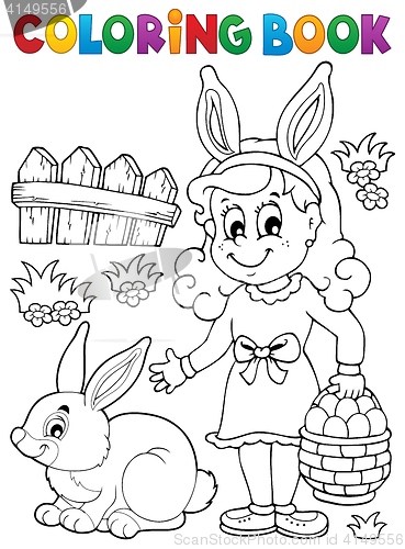 Image of Coloring book Easter topic image 2