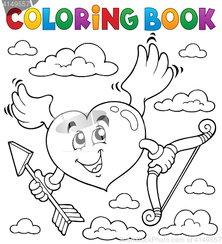 Image of Coloring book Valentine theme 6
