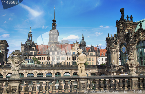 Image of DRESDEN, GERMANY – AUGUST 13, 2016: Dresdner Zwinger, rebuilt 