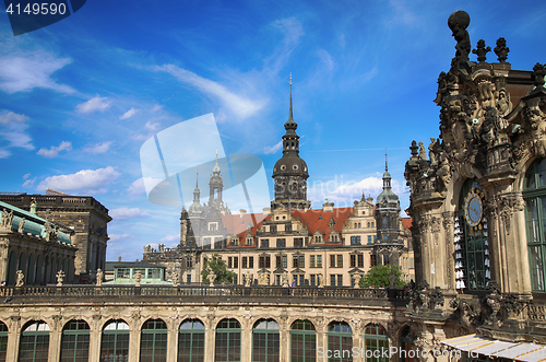 Image of DRESDEN, GERMANY – AUGUST 13, 2016: Dresdner Zwinger, rebuilt 