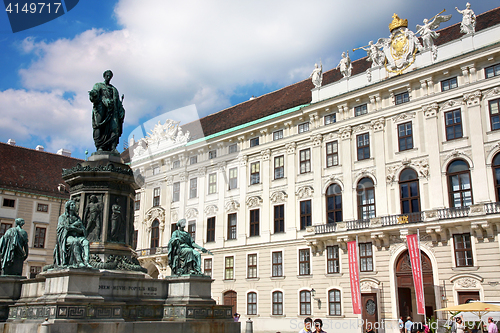 Image of Vienna, Austria - August 17, 2012: Statue of Francis II, Holy Ro