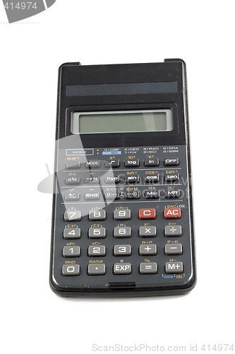 Image of Used Calculator isolated on white background