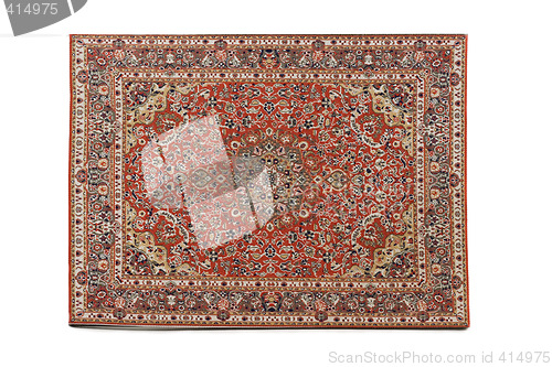 Image of Persian Rug isolated on white background