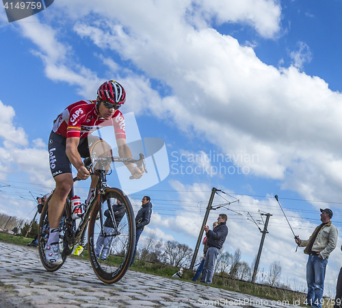 Image of The Cyclist Jurgen Roelandts - Paris Roubaix 2016