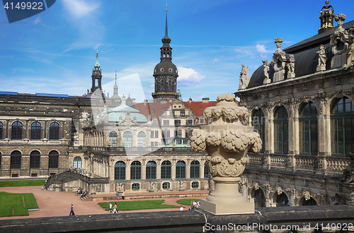 Image of DRESDEN, GERMANY – AUGUST 13, 2016: Dresdner Zwinger, rebuilt 