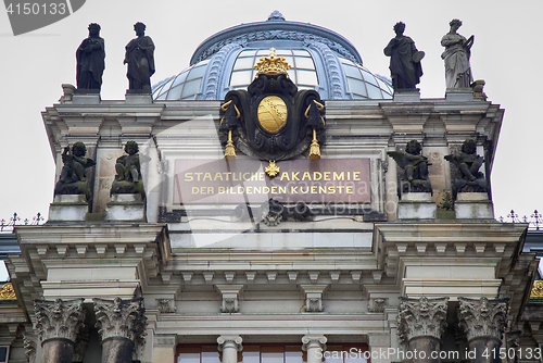 Image of DRESDEN, GERMANY – AUGUST 13, 2016: Dresden Academy of Fine Ar