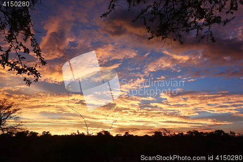 Image of sunset sky