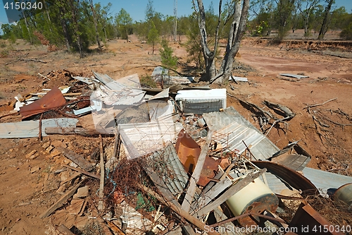 Image of Debris junk pile