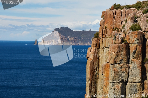 Image of Rugged coastline cliffs