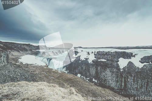 Image of Gullfoss waterfall in Iceland